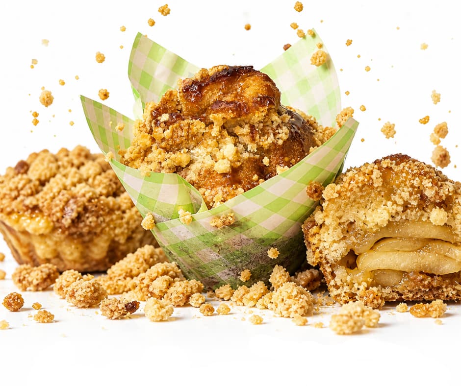 Muffin Crumble aux Pommes